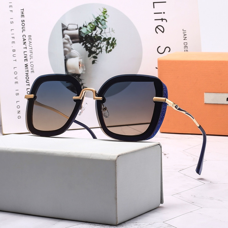 

2020 New Polorized 9016 Glasses Designer Sunglasses Luxury Sunglasses Brand for Mens Womens Adumbral Glasses 6 Colors High Quality with Box