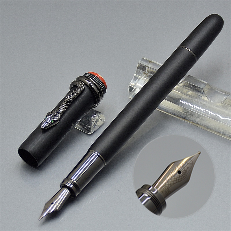 Fibra de Carbono Punto Bola Pluma Oficina Estudiante Material Roller Señal Negro