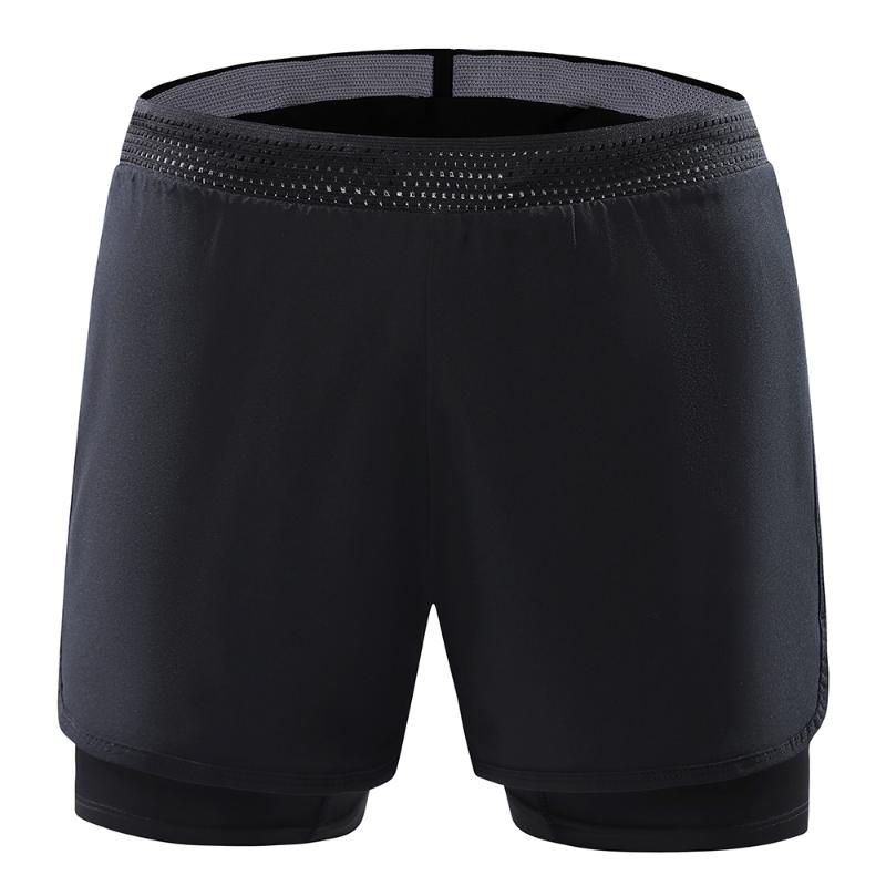

2 in 1 Running Shorts Mens Summer compression Tights shorts sport GYM Fitness Jogging With Pocket Workout Basketball, Blue