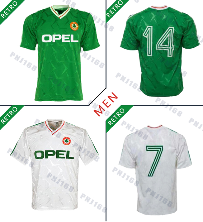 Calcio Retro Jersey Irlanda Vintage Maglia North Ireland 1990-1992