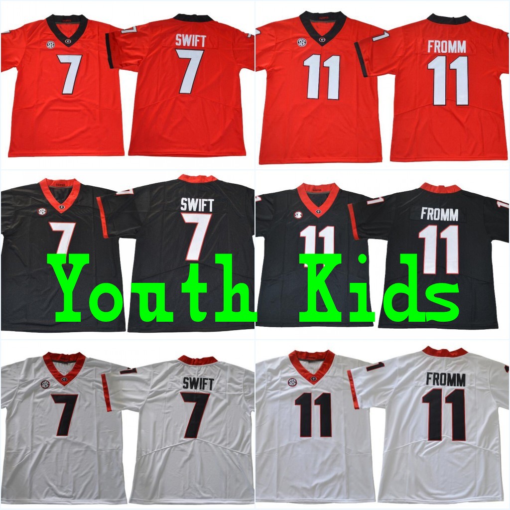 

Youth UGA #11 Jake Fromm Kids #7 D'Andre Swift #1 Sony Michel #3 Todd Gurley II #98 Blankenship #34 Walker #27 Chubb 13 Holyfield #3 Smith, Red