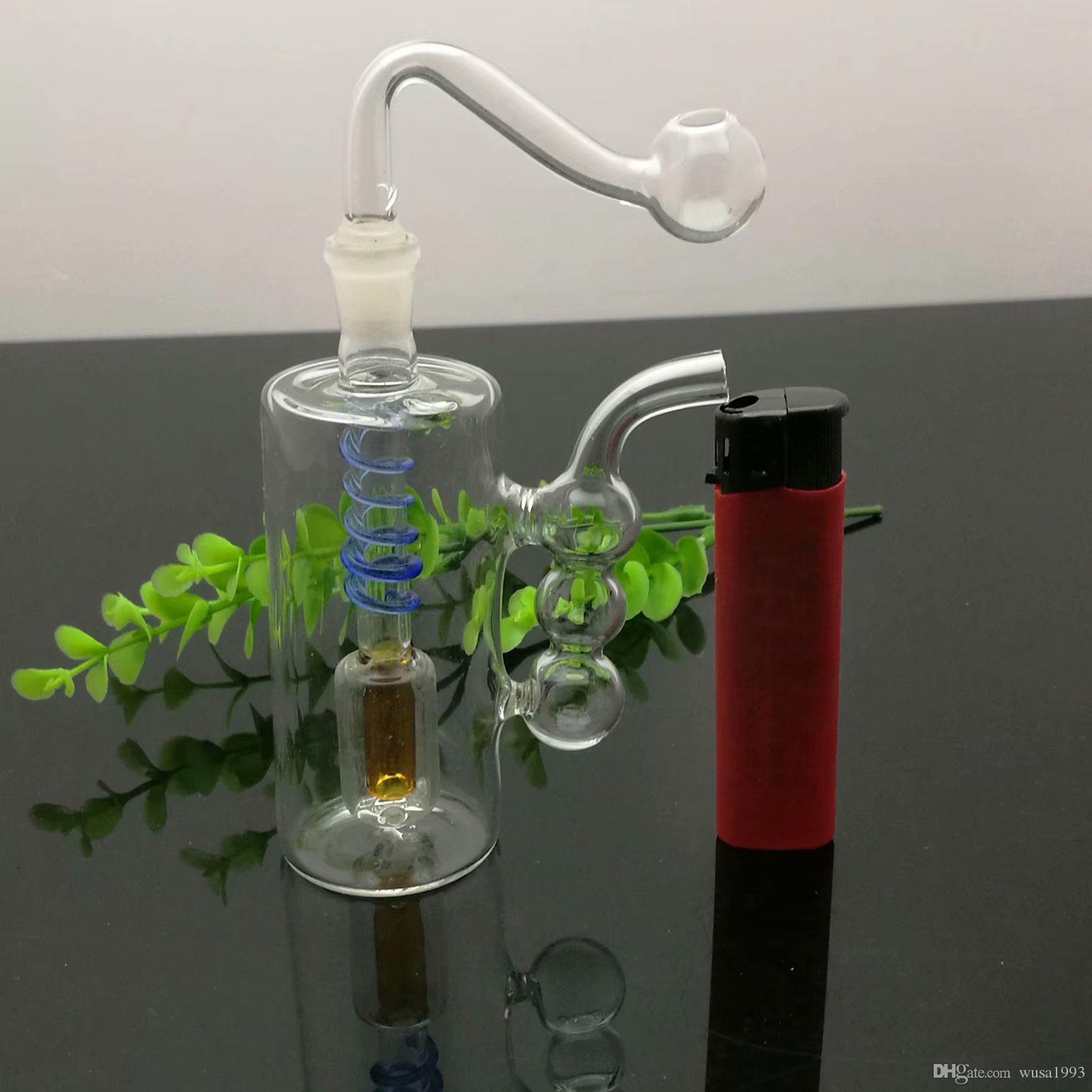 

External Hulu dish silk glass cigarette pot Wholesale Bongs Oil Burner Pipes Water Pipes Glass Pipe Oil Rigs Smoking Free Shipping