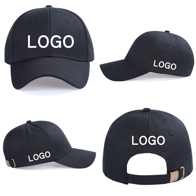 

Custom Baseball Hat High Quality Sport Cap Autumn Embroidery Custom Logo Choose Your Quote Text Style Name Design Thread Color, Black