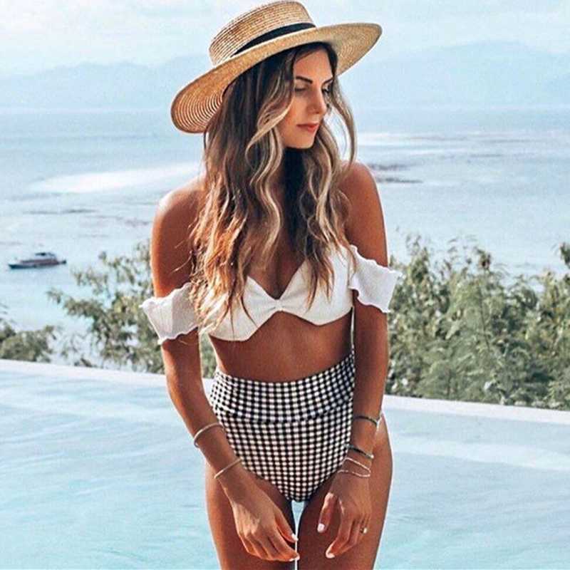 

Bikinis Women Swimsuit Push Up Bikini Set -XXL Bandage Bra Bottom Bathers Swimming Suit For Women Biquini Beach Swimwear, Beige