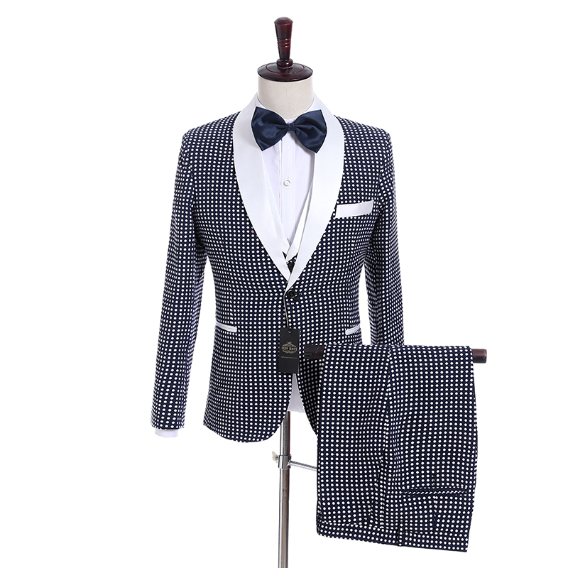 

Classic Shawl Lapel tuxedos groom wedding men suits mens wedding suits tuxedo costumes de smoking pour hommes men(Jacket+Pants+Tie+Vest) 120, Same as image