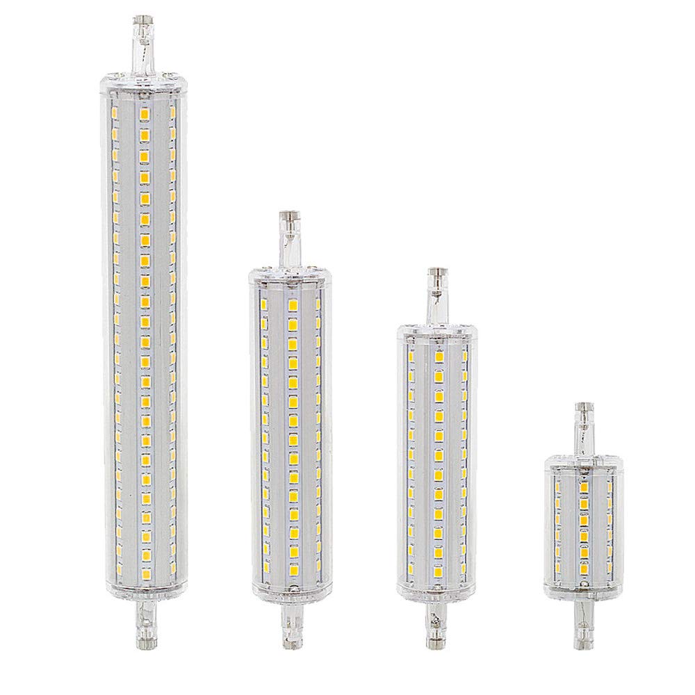 

Dimmable led r7s 78mm 118mm 135mm 189mm LED Corn Bulb 2835 SMD ampoule Light 7W 14W 20W 25W Replace Halogen Lamp AC 85-265V Floodlight