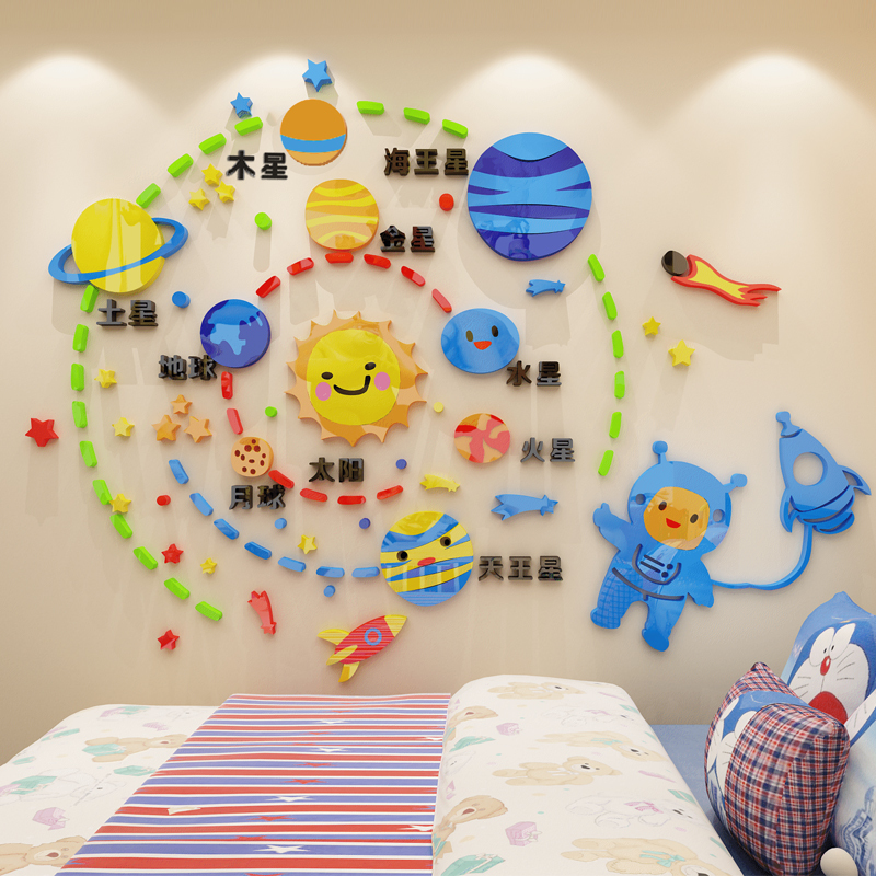 3d Wall Stickers Space 2020 On - Outer Space Nursery Wall Decals 3d Wall Stickers Space 2020 On - Outer Space Nursery Wall Decals