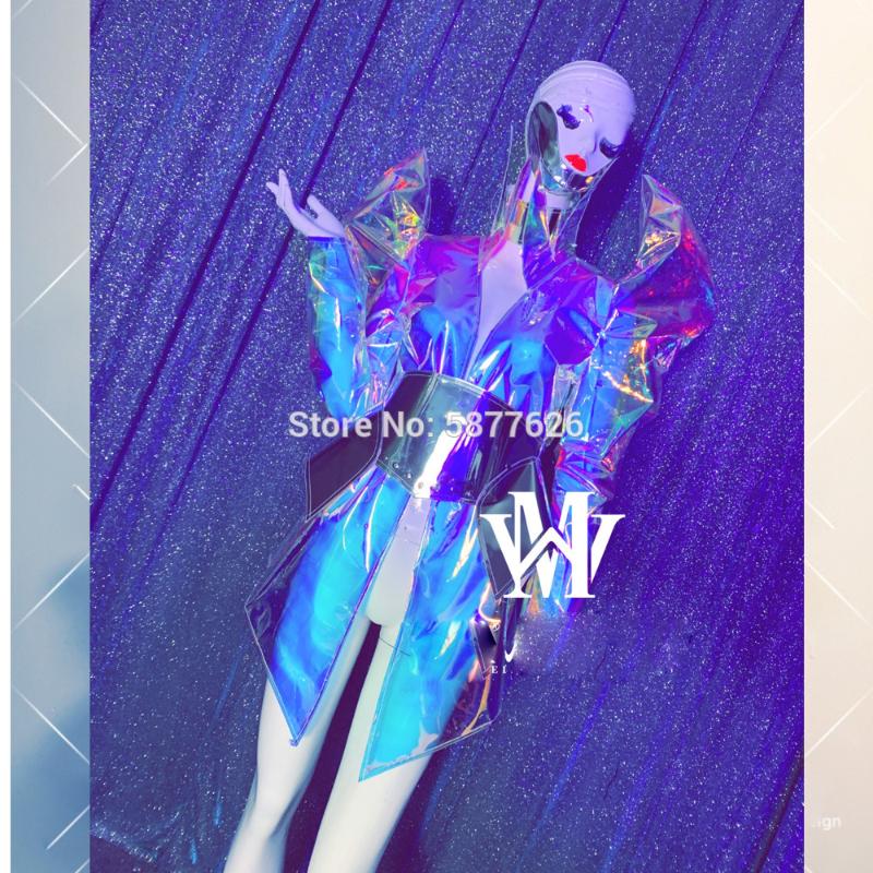 

Men women laser costume stage dance show Nightclub Party Technology Symphony Laser Sexy GOGO Costumes, Women costume