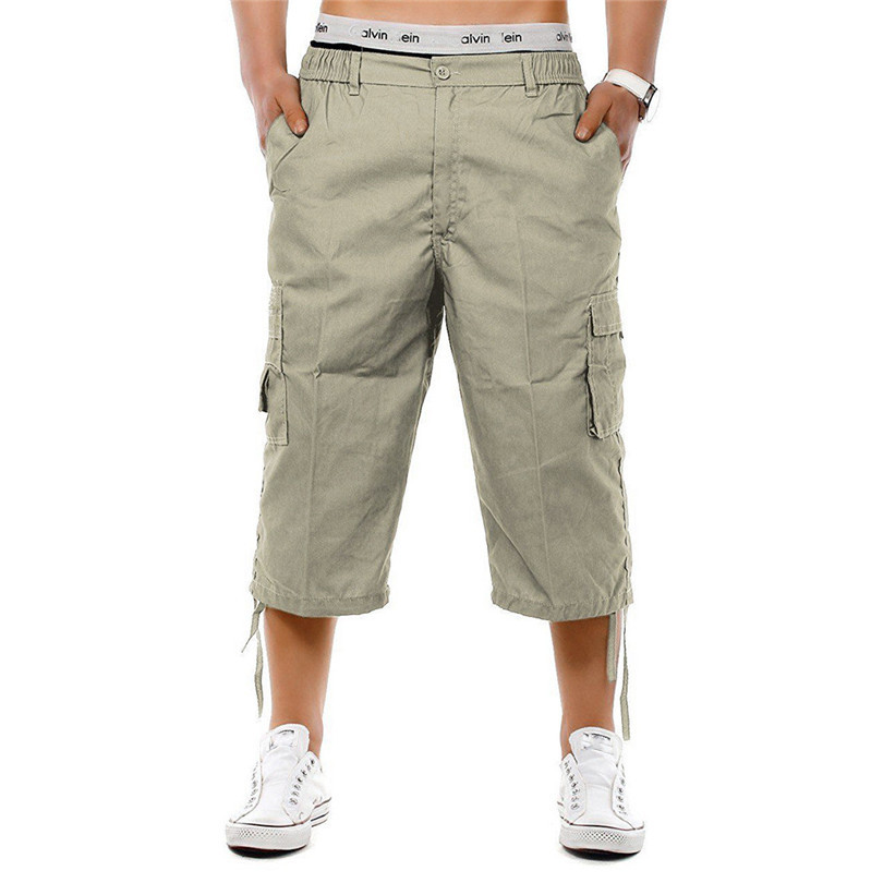 Men/' Shorts Combat Elasticated waist with Zip fly summer beach waist 30 to 40