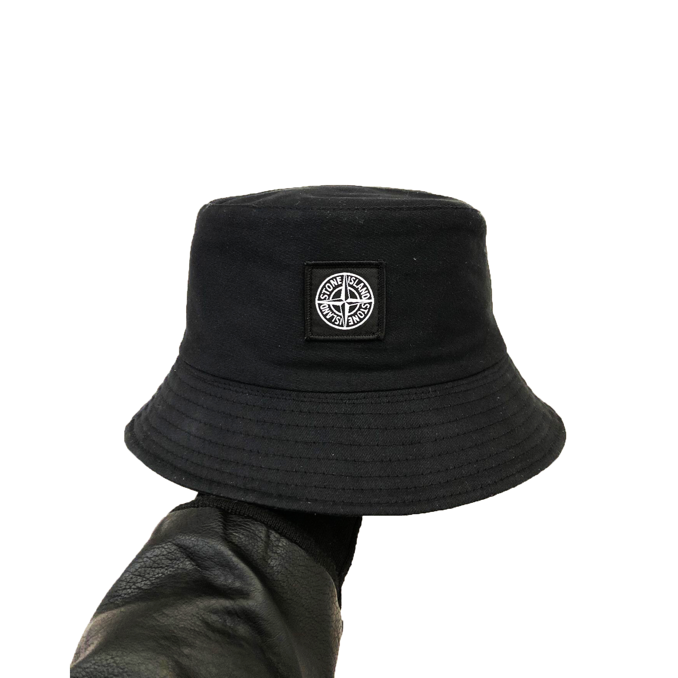 Doble Cara del Sombrero del Cubo Hombres Mujeres Sombrero del Cubo Plegable Negro Ocio Bordados Sombreros del Cubo Pesca Sombreros de Sun Recorrido Que acampa