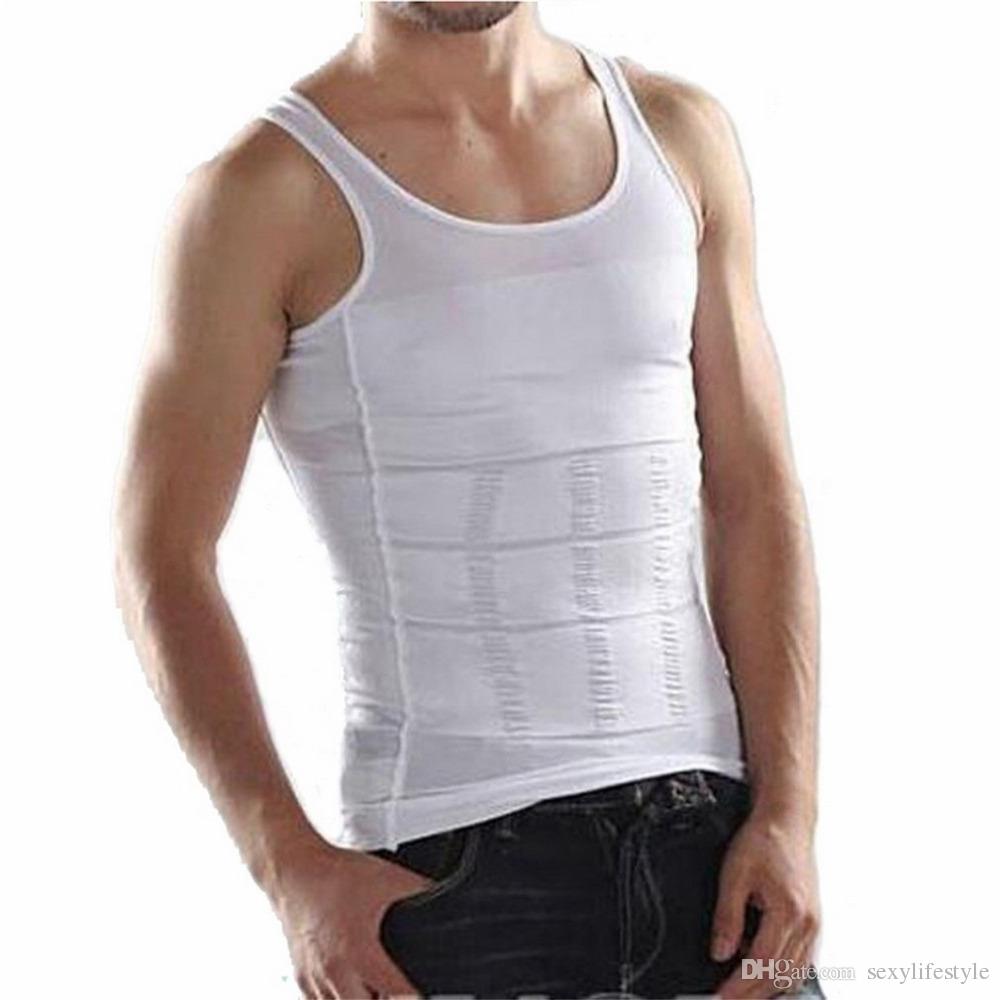 

2020 Men Slim Body Shaper Male Waist Cincher Corset Underwear Vest Fashion Corset Compression Body Slim Tummy Belly Waist Shapewear