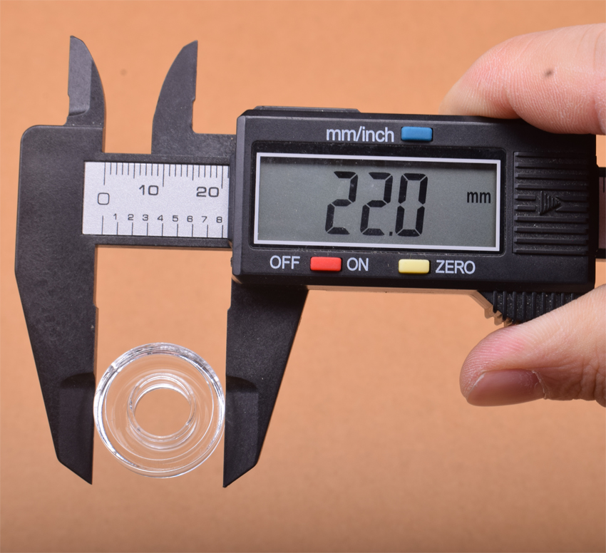 

OD 22mm 25mm quartz Dish 100% Real Quartz Replacement Quartz Dish Bowl for Domeless Titanium nail Oil Rig bongs