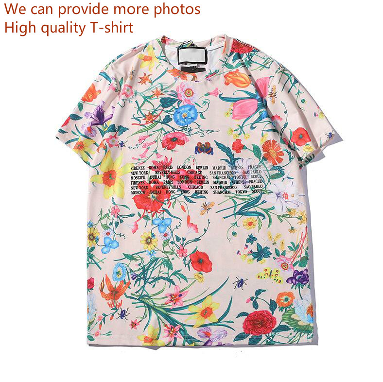 

Summer Mens Women T Shirt Brand Designer Tshirts With Letters Breathable Short Sleeve Mens Tops With Flowers Tee Shirts Wholesale, Pink