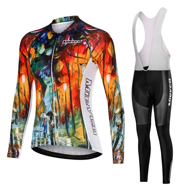 

Pro Team 2020 Funny Cycling Jersey Set Long Cycling Clothing Suit Female MTB Mountain Bike Clothing Racing Bicycle Clothes Suit, 11