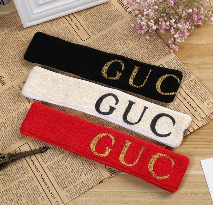 

Elastic Headband For men and Women NEW G Letter Sequins design Green red pink Hair bands For Women Girl Headwraps red, Same as pics