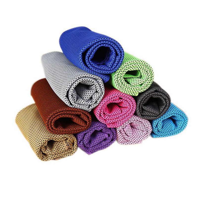 

1pc Quick Drying Sports Towel Traveling Outdoor Gym Cold Sensation Fitness Yoga Towels Rapid Cooling Sports Swimming Towels *, Mh