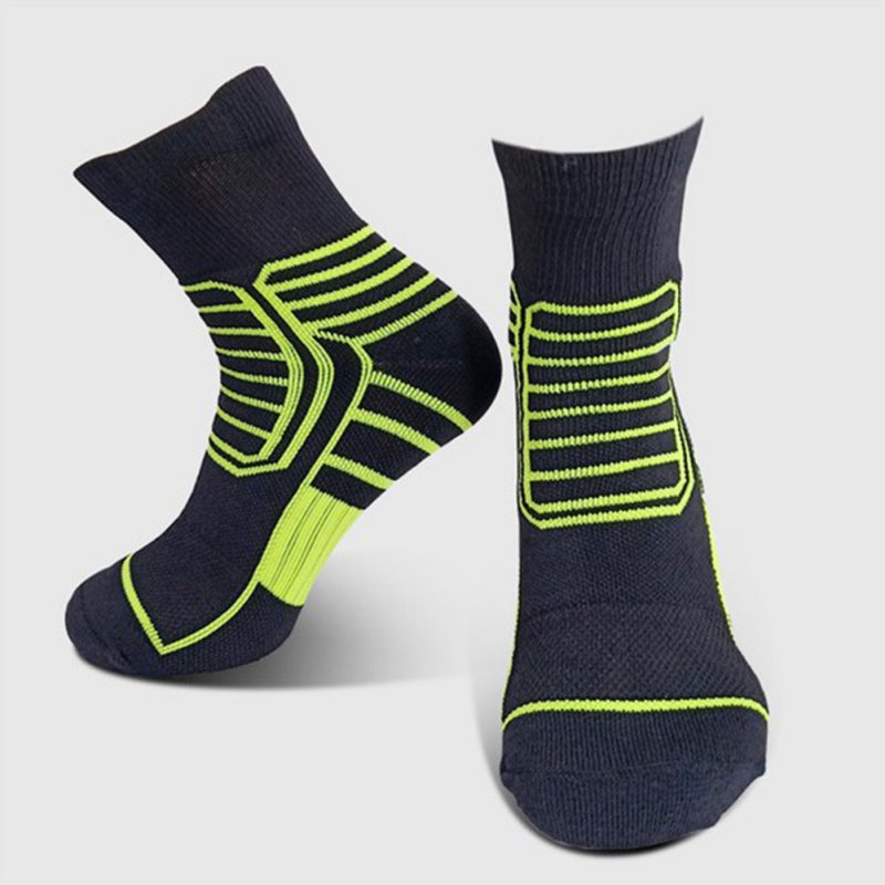 

Men Women Professional Sports Socks Breathable Anti-slip Outdoor Cycling Gym Fitness Basketball Running Soccer Stockingskg, Blue