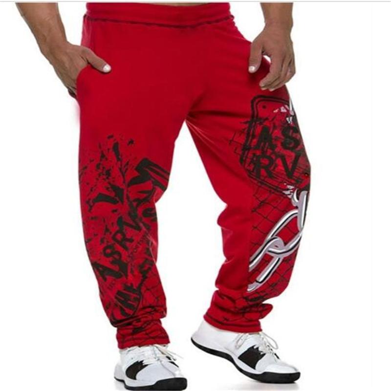 

High quality 2020 Fashion letter printing sweatpants men's Lace-up mid-waist straight leg pants Outdoor running training pants, Black