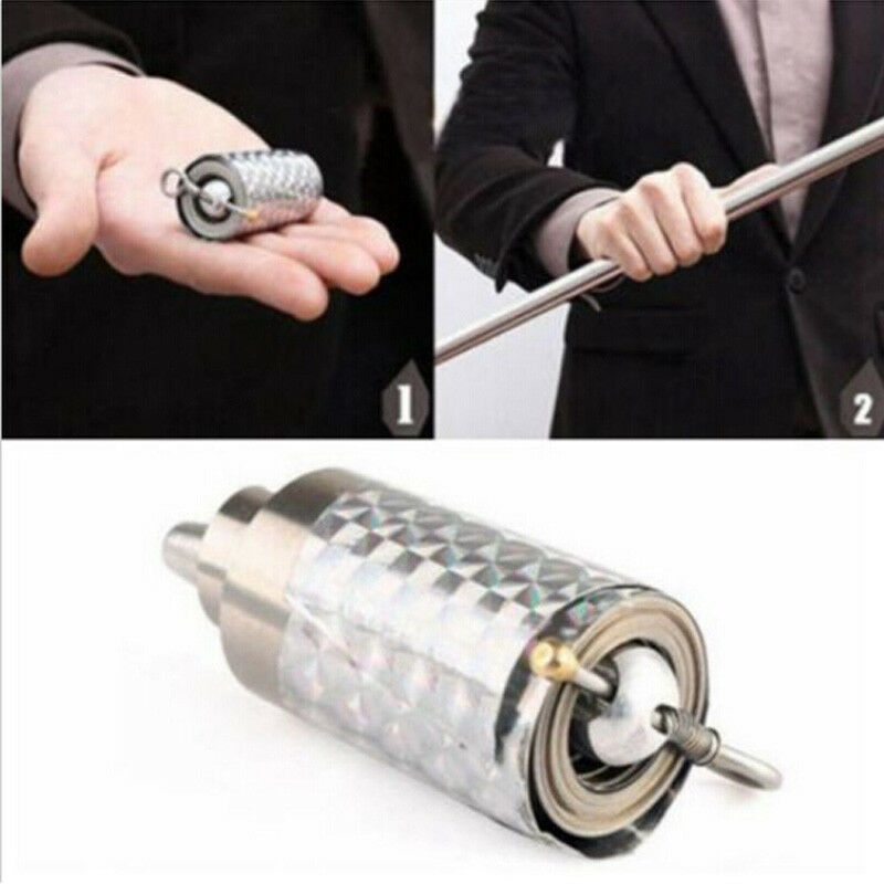 1pcs Portable Martial Arts Metal Magic Pocket Bo Staff 110cm New Pocket Magic Tricks Stage Magic Wand Free Shipping-image-520354892