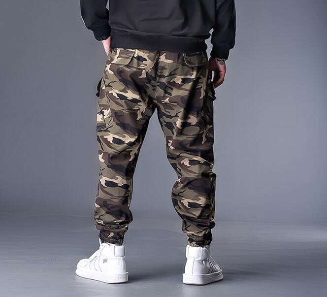 

Oversize men's overalls new summer loose camouflage pants athletic tunic pants Harem