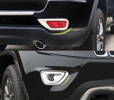 Chrome Rear Window Rain Wiper Cover Trim 3pcs for Jeep Grand Cherokee 2011-2018