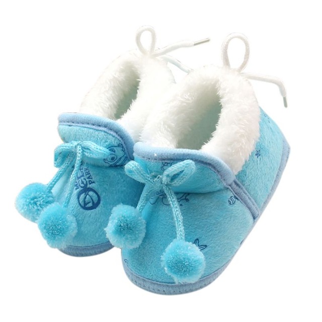 

Winter Warm Toddler Princess Boots First Walkers Baby Shoes for Girls Soft Soled Infant Girl Footwear Shoes
