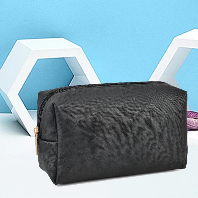 

2020 new style portable cosmetic bag for ladies new storage cosmetic bag make up box makeup pouch, Beige