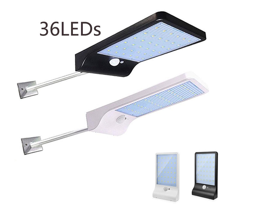 

Solar outdoor light LED Solar Power Street lighting 36LED PIR Motion Sensor Lamps Garden Security Lamp Outdoor Street Waterproof Wall Lights