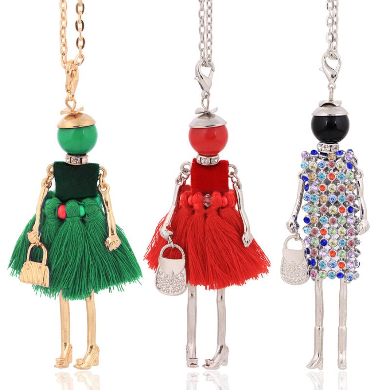 

Pendant Necklaces BXW Chenlege Fashion For Women Female Long Necklace Lady Big Chokers & 2021 Chains Jewelry Girl Gifts