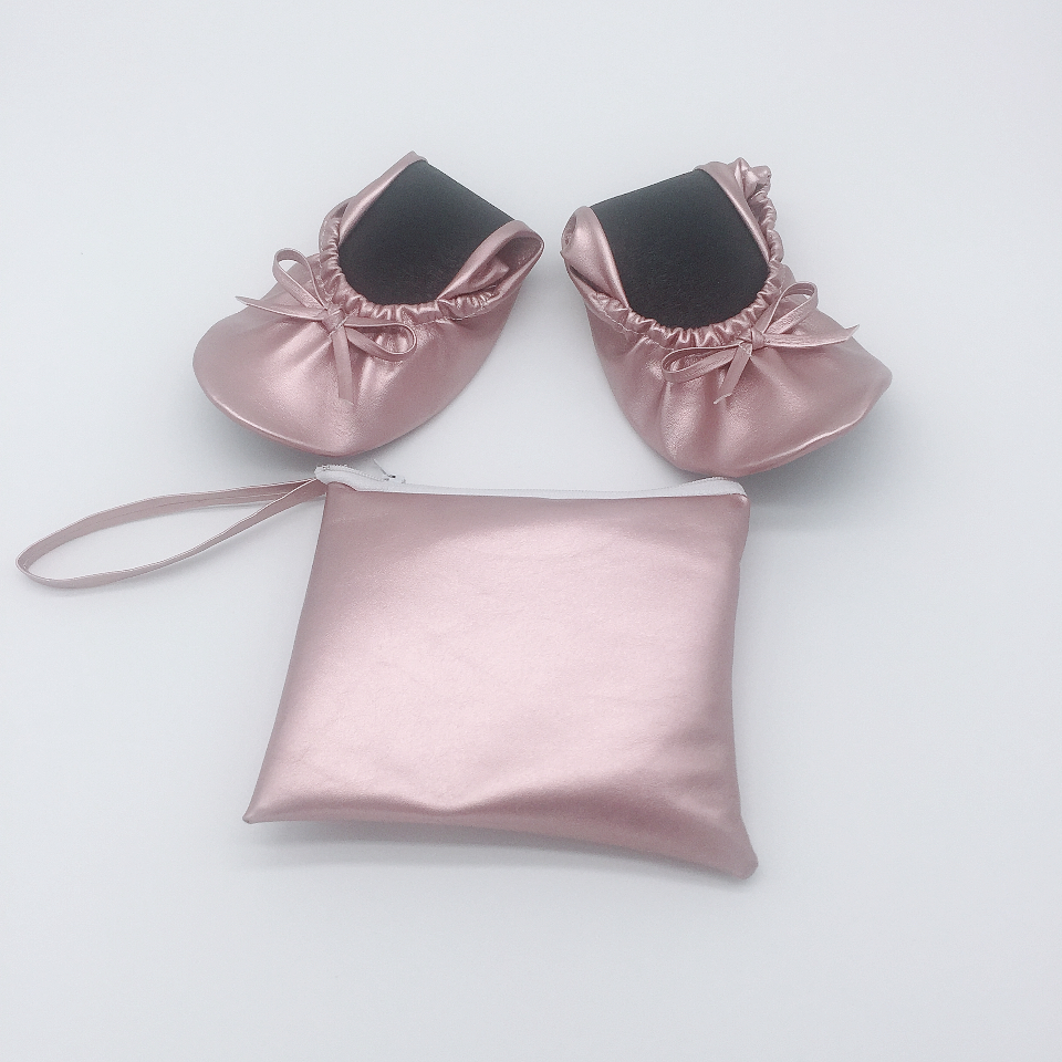 baby pink shoes and matching bag