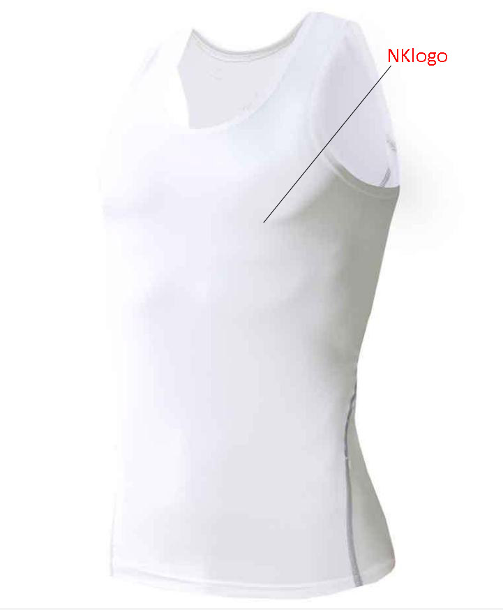 

NEW 2019 Summer Sport tights skinny tank top men jogging running stretch GYM quickly dry basketball football training vest men, Gray