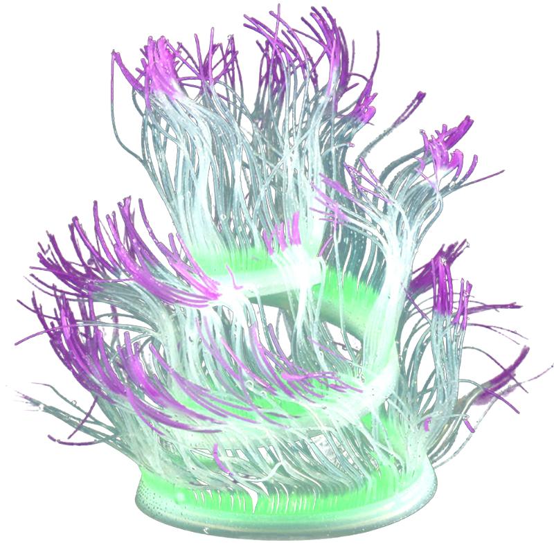 

Simulation Plant Aquarium Decoration Sea Anemone Ornament Underwater Glowing In Light Fish Tank Artificial Coral Soft Silicone