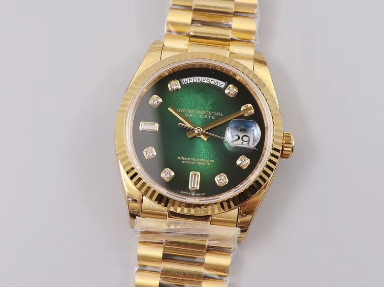 2019 new men's and women's popular watch 36mm 128235 118235 128238 day standard president 18K Gold Diamond Asia 2813 automatic Sports W