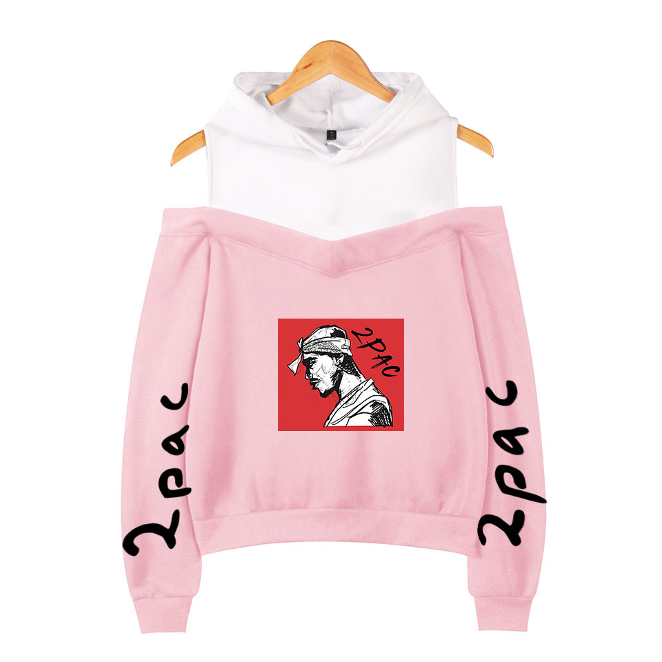 pink tupac hoodie