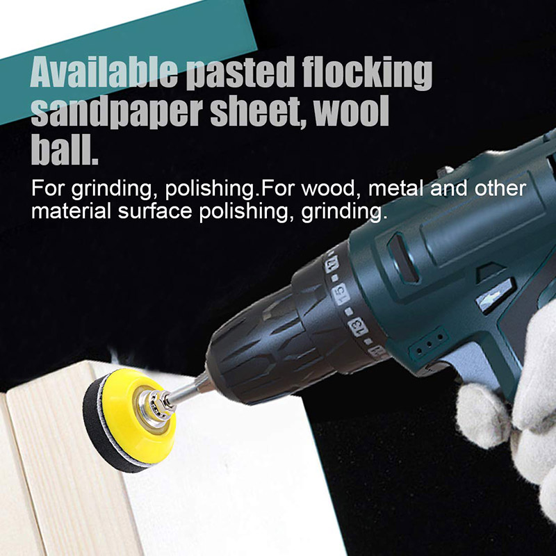 

10Pcs 2 Inch (50mm) Sanding Discs Pad Kit Soft Foam Layer Buffing Pad for Hook and Loop Sanding Drill Grinder