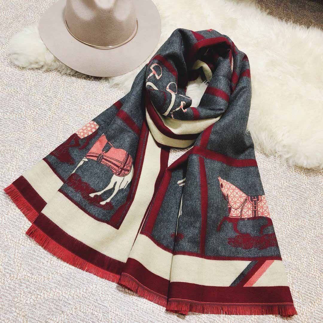 

Autumn/winter women's scarves and shawls top designer cashmere blend senior ethnic style scarves and shawls 180*70cm soft and warm