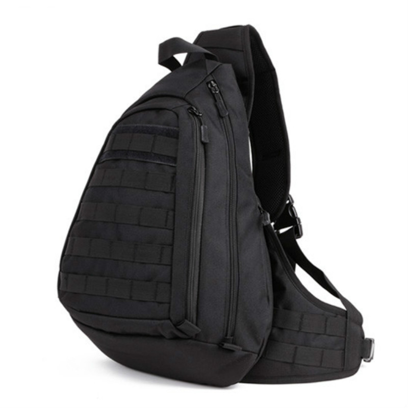 

Outdoor Waist Shoulder Bag, Travel Cycling Leisure Bag, Tactical Softback A4 MOLLE High-quality Crossbody Bag, Khaki