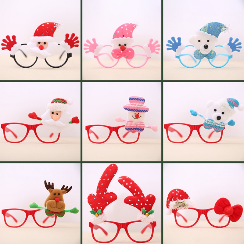 

Multi Christmas Sunglass Eyeglass Costume Eye Frame Toy Christmas Party Accessories Decoration Kids Gift