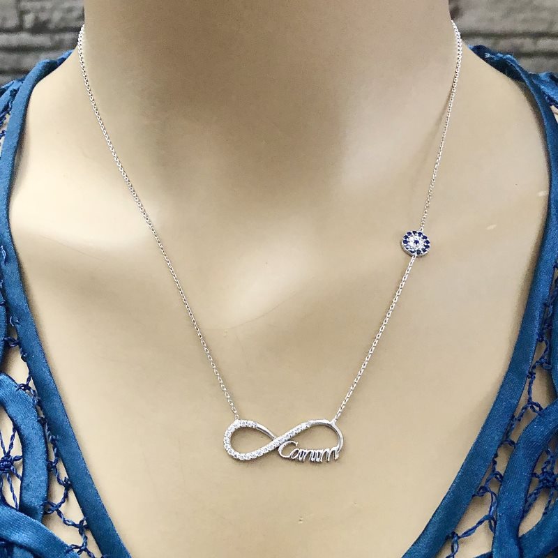 

925 Silver Endless Dear Necklace