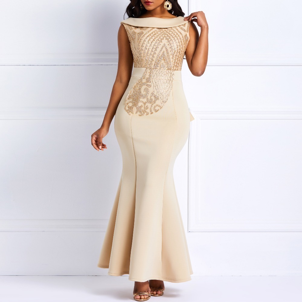 Fiesta Oficin Con Lentejuelas Z Vestido Formal Para Mujer Fiesta Oficin Con Lentejuelas Z Vestido Formal Para Mujer
