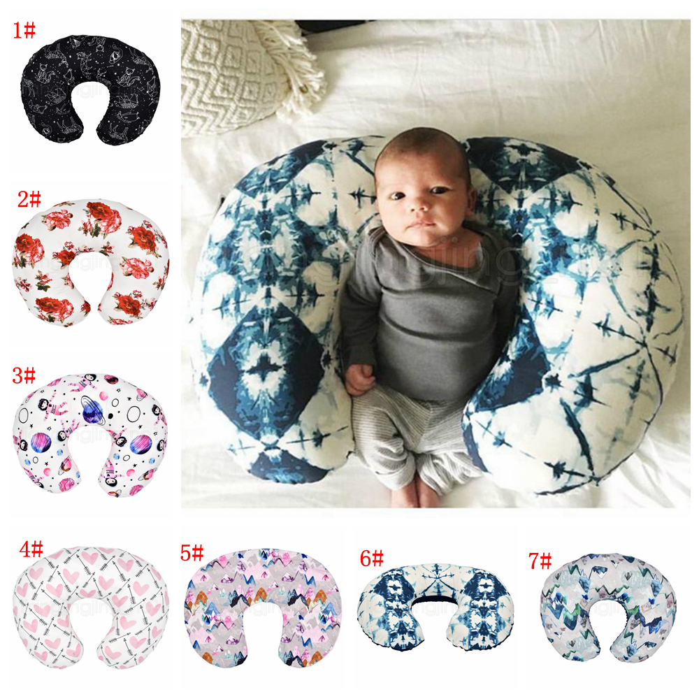 

7styles Feeding Nursing Pillowcase U Shaped Baby Food Maternity Case Neck Care Newborn Girls Boys Breastfeeding bed Pillow Cover FFA2886-1, Patterned;only pillow case