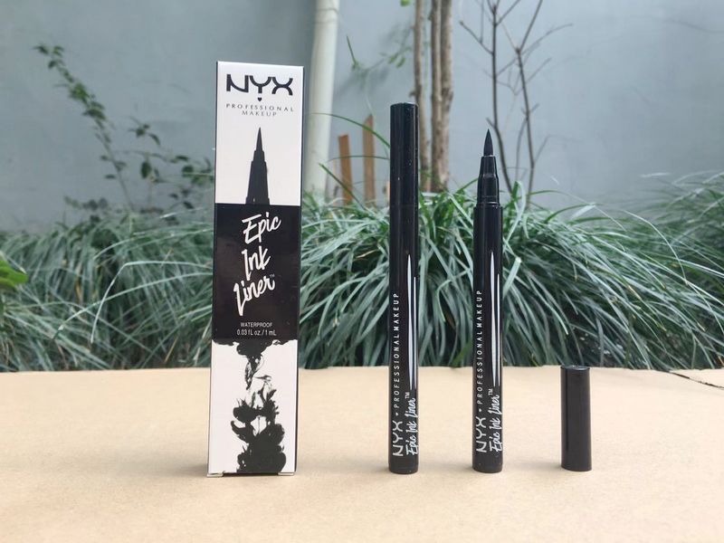 

Free Shipping ePacket New Makeup Professional Eyes NYX Epic Ink Liner Waterproof Black Eyeliner!1ml
