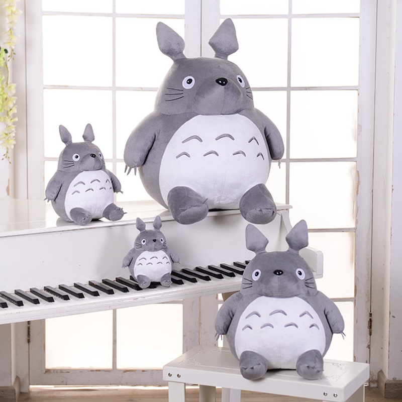 

20/30CM Cute Cartoon Stuffed My Neighbor Totoro Plush Toys Gifts Anime Doll for Children Kids Gift Decoration, Gray