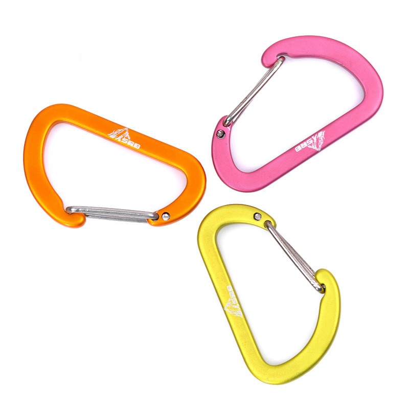 4cm Titanium Alloy Outdoor Camping Carabiner Keychain Hanging Buckle SnapHook MW