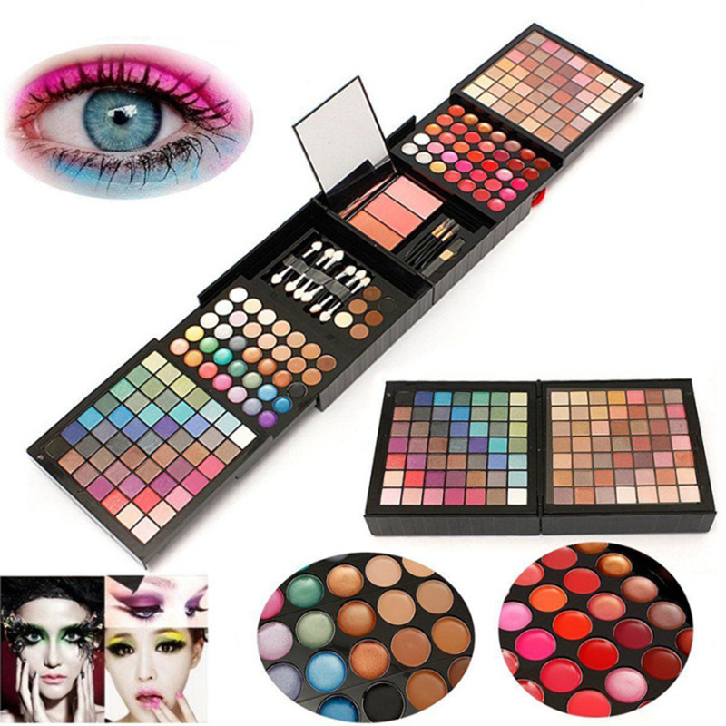 

VERONNI 177 Color Eyeshadow Palette Set Eyeshadow + Lip Gloss + Blush Concealer Contour Brush Make up Kit Cosmetics