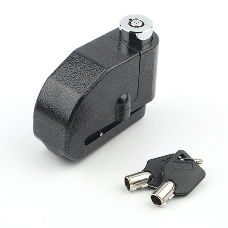 

120Db Aluminum Alloy Disc Brake Motorcycle Lock Loud Alarm Security Warning Security Anti theft Brake Rotor Accessories