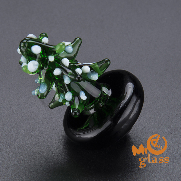 

Glass Carb Cap Christmas Tree Style for Glass Bongs Quartz banger Nails hermal Banger dab oil rigs