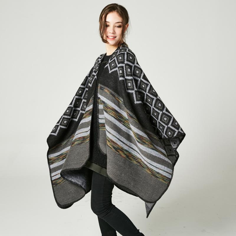 

Autumn and Winter Warm Scarf For Female 2018 Brand New Fashion Lady Shawls & Wraps High Quality Cashmere Like Plaid Pashmina LSF029