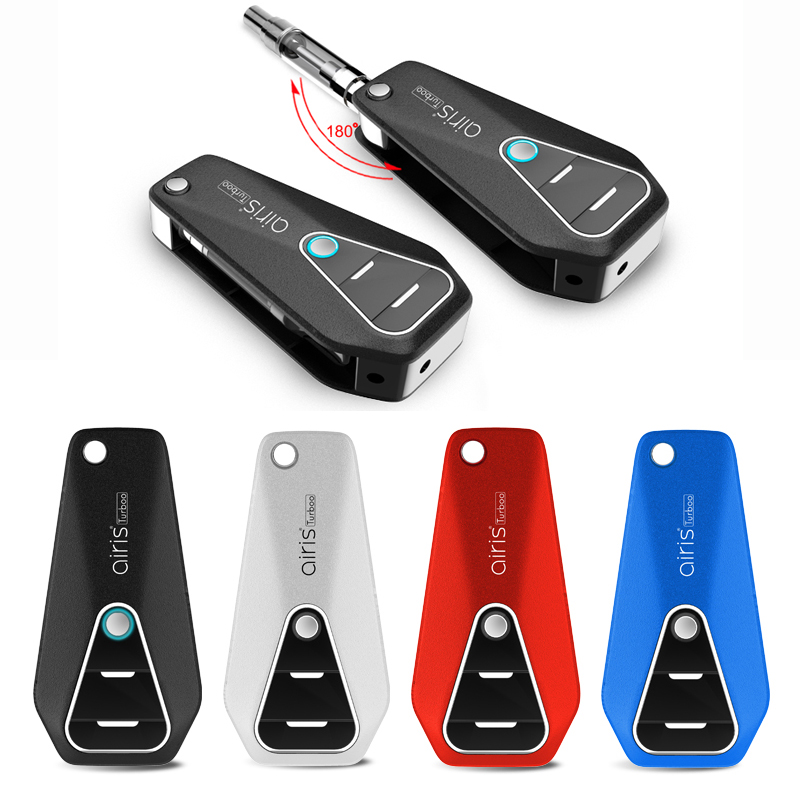 

Airis Turboo Mod E Cigarette Flip Box Mods 450mAh VV Battery Vape Mods Fit 510 Vape Cartridges Portable Vape Pen