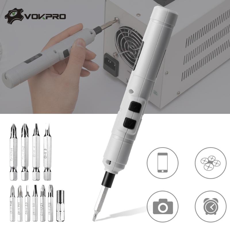 

Forward Reverse Mini Electrical Screwdriver USB Cordless Battery Drill With Bits Kits Flexible Shaft Set Screwdrivers Power Tool
